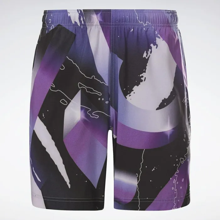 Shorts Mens Reebok Austin II Shorts Dark Orchid