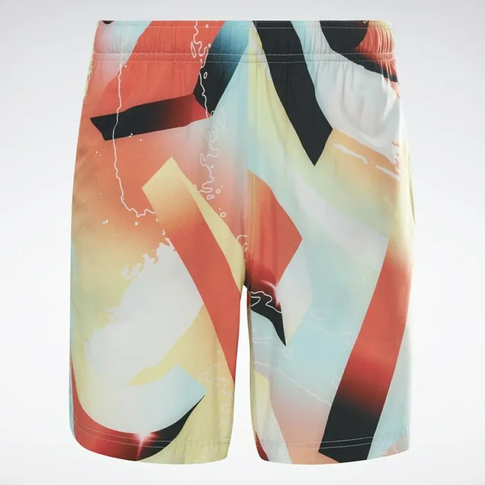 Shorts Mens Reebok Austin II Shorts Orange Flare