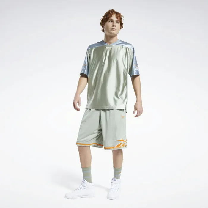 Shorts Mens Reebok Classics Basketball Shorts Mystic Grey