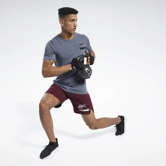 Shorts Mens Reebok Epic Lightweight Shorts Maroon