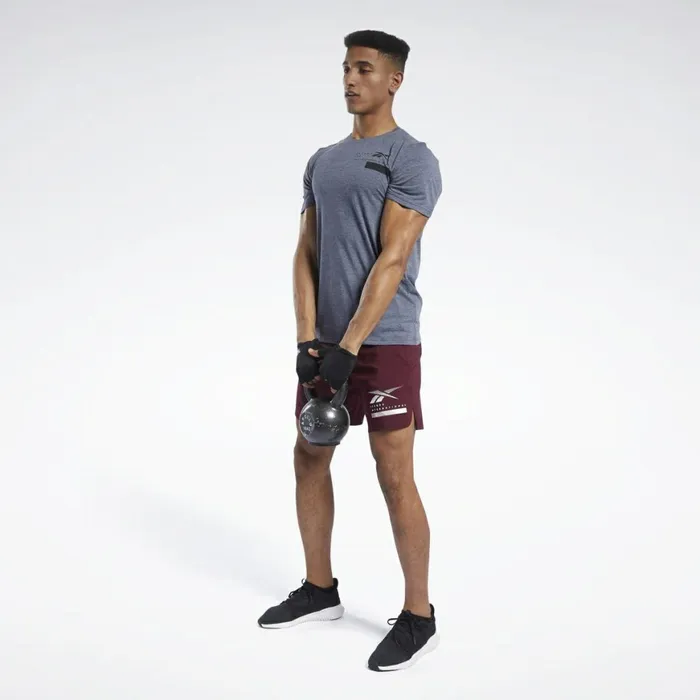 Shorts Mens Reebok Epic Lightweight Shorts Maroon