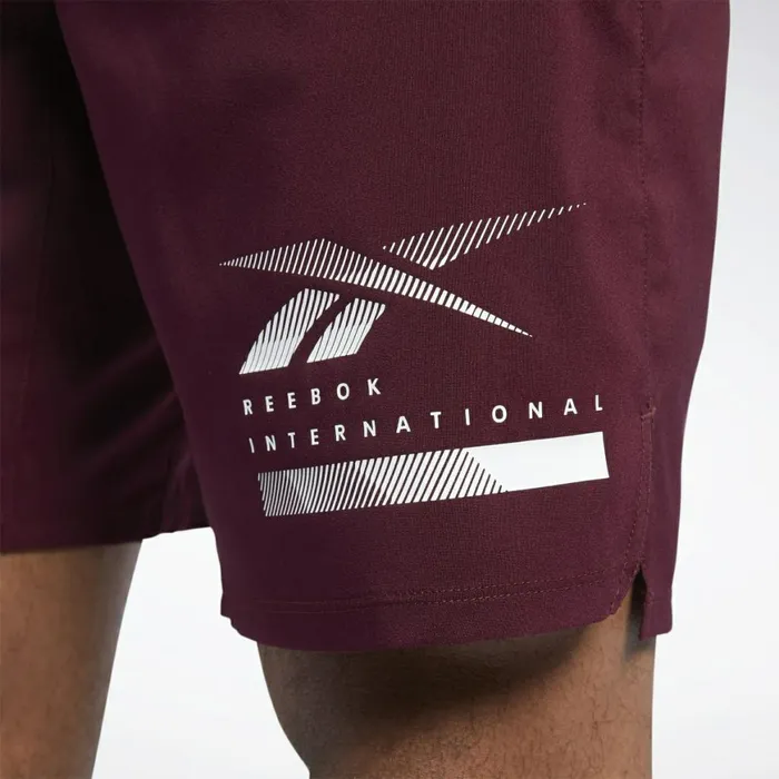Shorts Mens Reebok Epic Lightweight Shorts Maroon