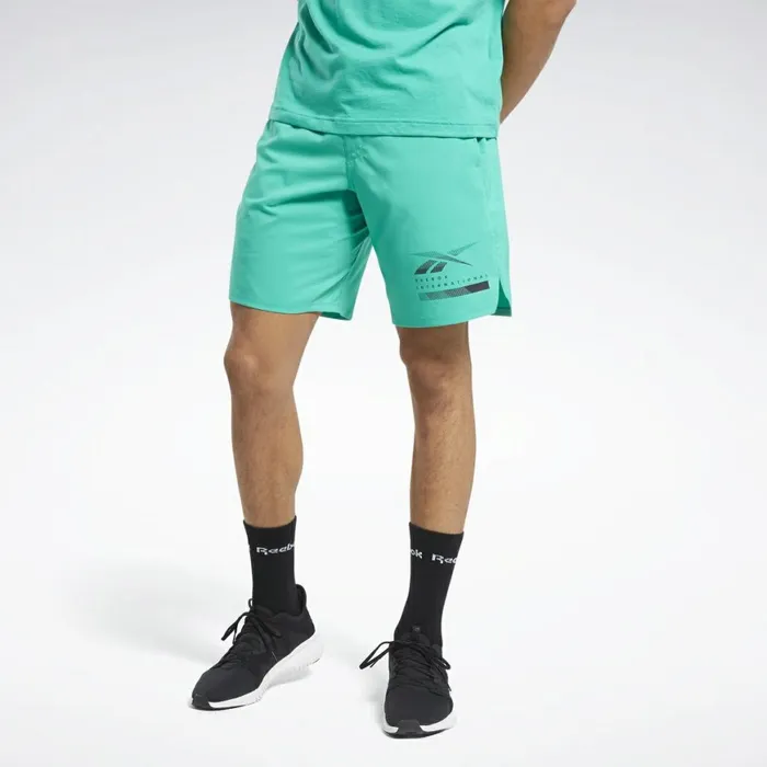 Shorts Mens Reebok Epic Lightweight Shorts Turquoise