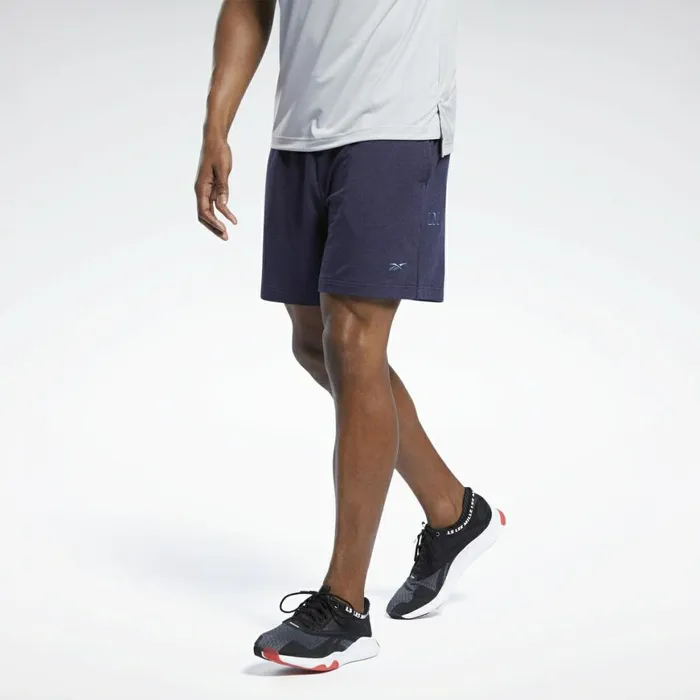 Shorts Mens Reebok Les Mills DreamBlend Cotton Shorts Vector Navy