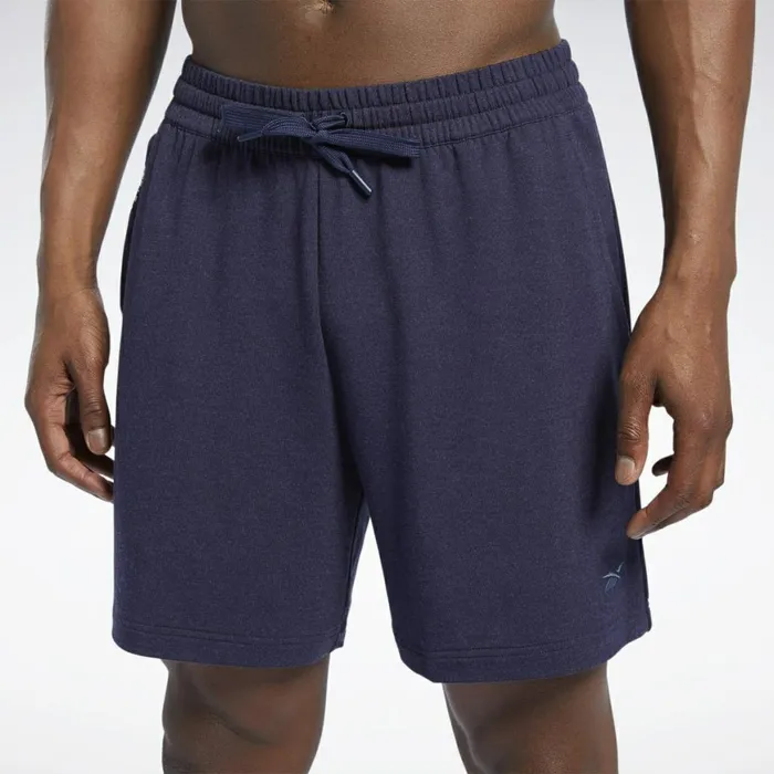 Shorts Mens Reebok Les Mills DreamBlend Cotton Shorts Vector Navy