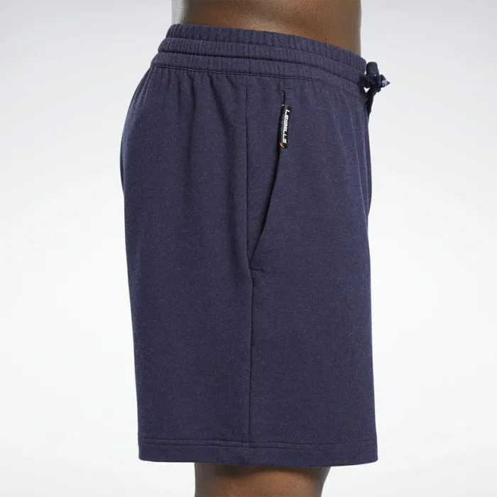 Shorts Mens Reebok Les Mills DreamBlend Cotton Shorts Vector Navy