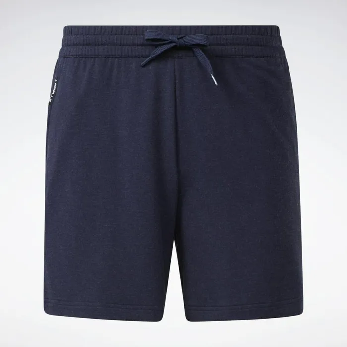 Shorts Mens Reebok Les Mills DreamBlend Cotton Shorts Vector Navy