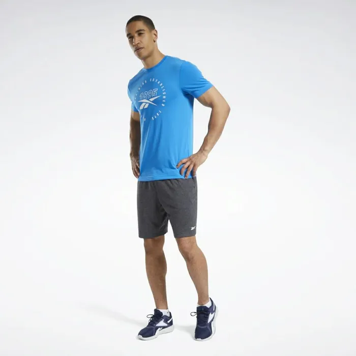 Shorts Mens Reebok Training Essentials Shorts Dark Grey Heather
