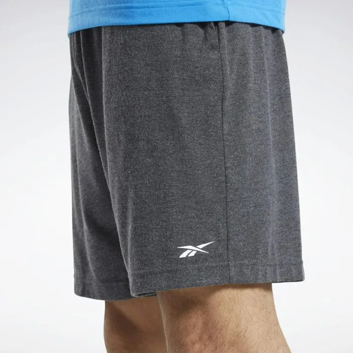 Shorts Mens Reebok Training Essentials Shorts Dark Grey Heather