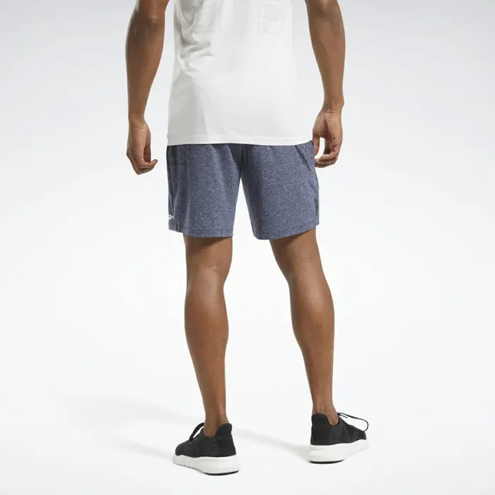 Shorts Mens Reebok United By Fitness 8Inch MyoKnit Seamless Shorts Vector Navy