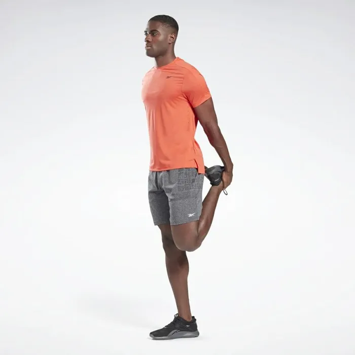 Shorts Mens Reebok United By Fitness MyoKnit Seamless Shorts Grey