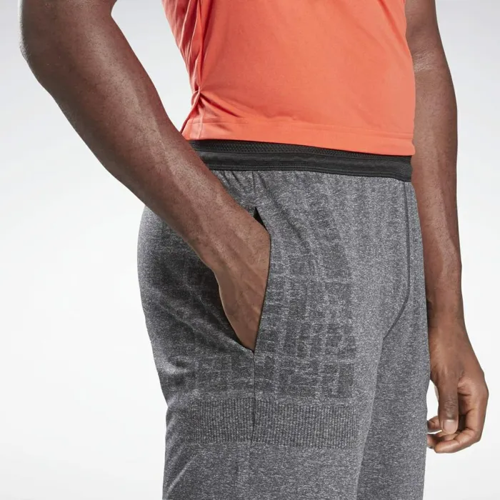 Shorts Mens Reebok United By Fitness MyoKnit Seamless Shorts Grey