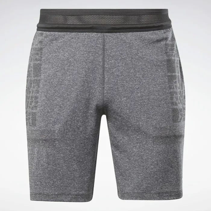 Shorts Mens Reebok United By Fitness MyoKnit Seamless Shorts Grey