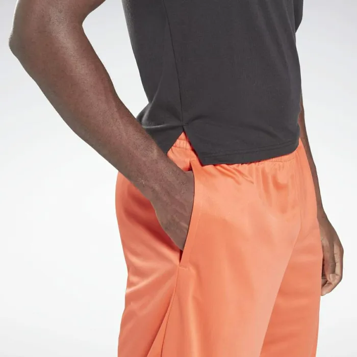 Shorts Mens Reebok Workout Ready Mesh Shorts Semi Orange Flare