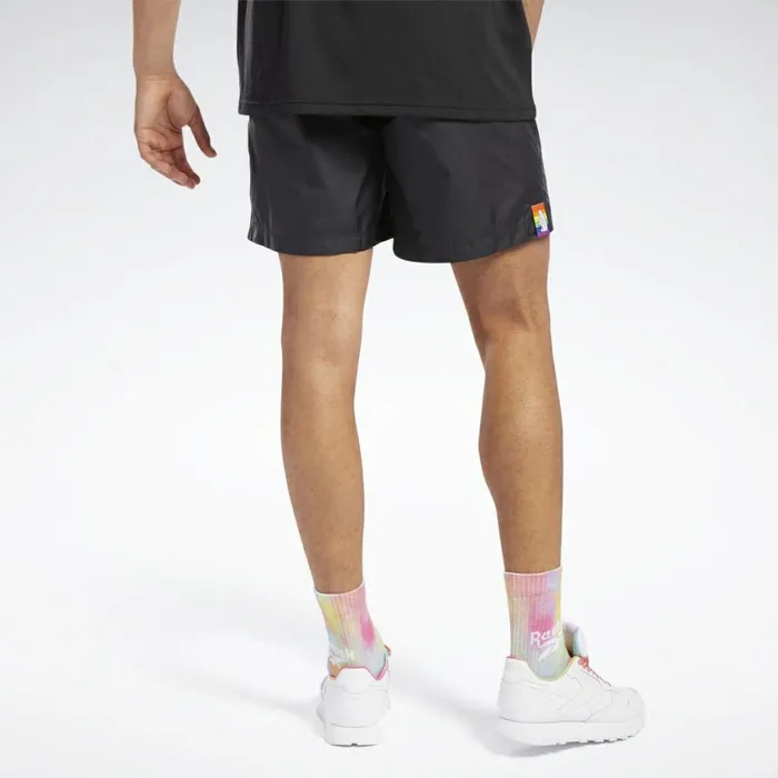 Shorts MensWomens Reebok Pride Woven Lifestyle Shorts Black