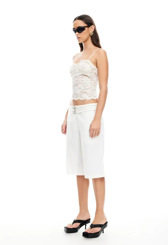 Shorts Women Lioness Fashion BACKSTAGE JORT Ivory Shorts Women Lioness Fashion BACKSTAGE JORT Ivory