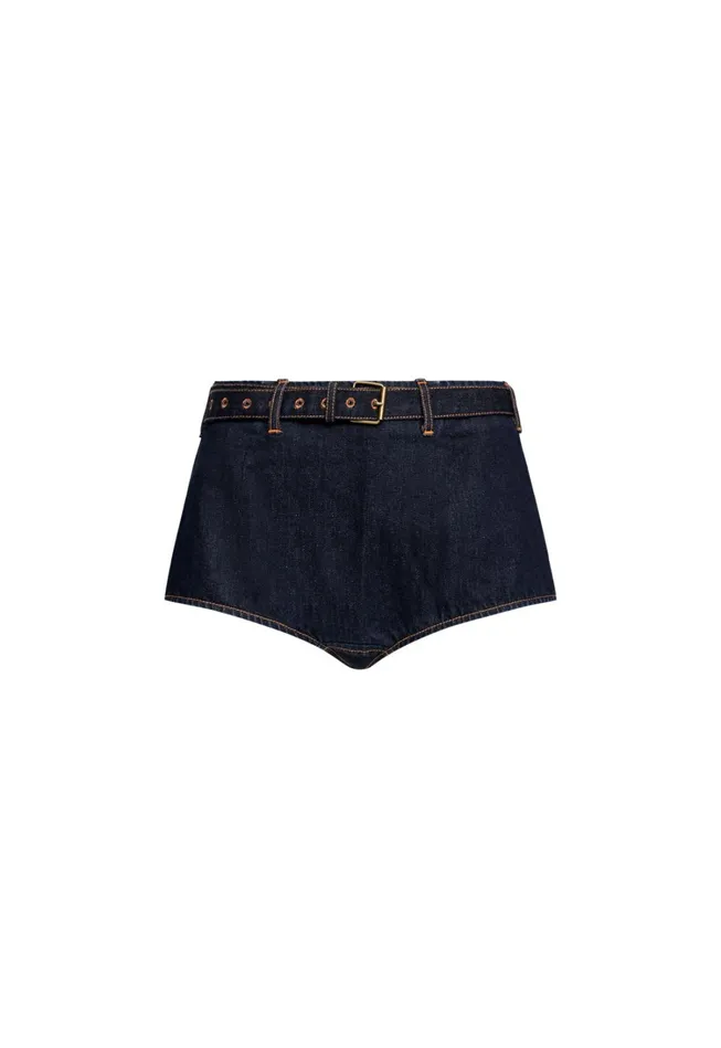 Shorts Women Lioness Fashion HALSTON BRIEFS Dark Denim Shorts Women Lioness Fashion HALSTON BRIEFS Dark Denim