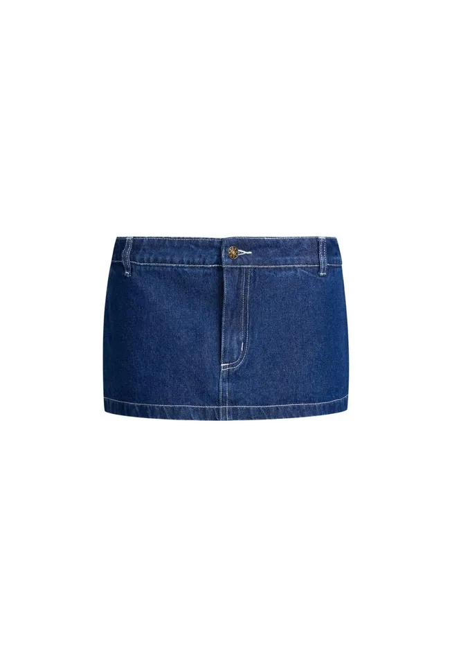 Shorts Women Lioness Fashion RHODE MINI Blue Denim