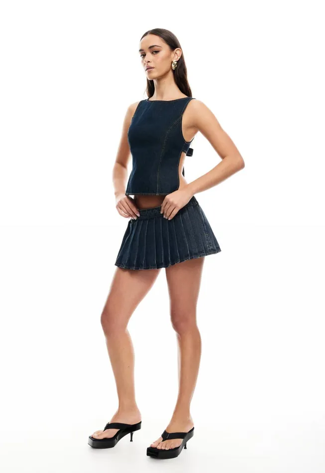 Shorts Women Lioness Fashion RIDER MINI SKORT Indigo Shorts Women Lioness Fashion RIDER MINI SKORT Indigo