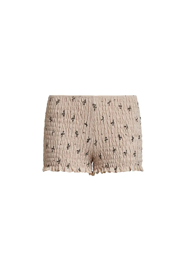 Shorts Women Lioness Fashion TERRA SHORT Beige Bow Shorts Women Lioness Fashion TERRA SHORT Beige Bow