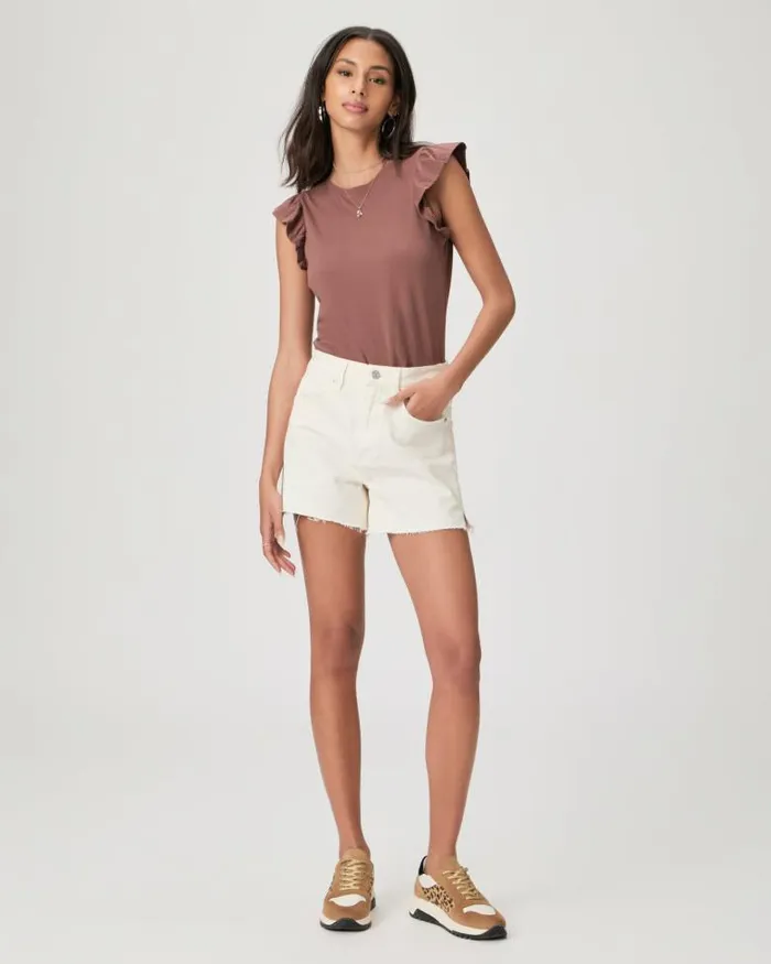 Shorts Women PAIGE Dani Short 8211 Light Blonde Distressed