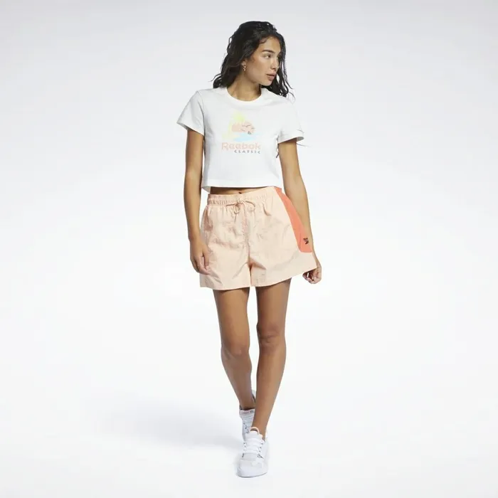 Shorts Womens Reebok Classics Resort Shorts Aura Orange