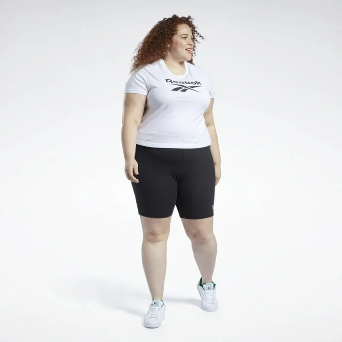 Shorts Womens Reebok Classics Vector Short Leggings Plus Size Black