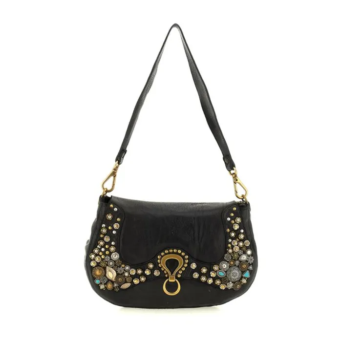 ShoulderHobo Bag Women Campomaggi Bella Di Notte Black