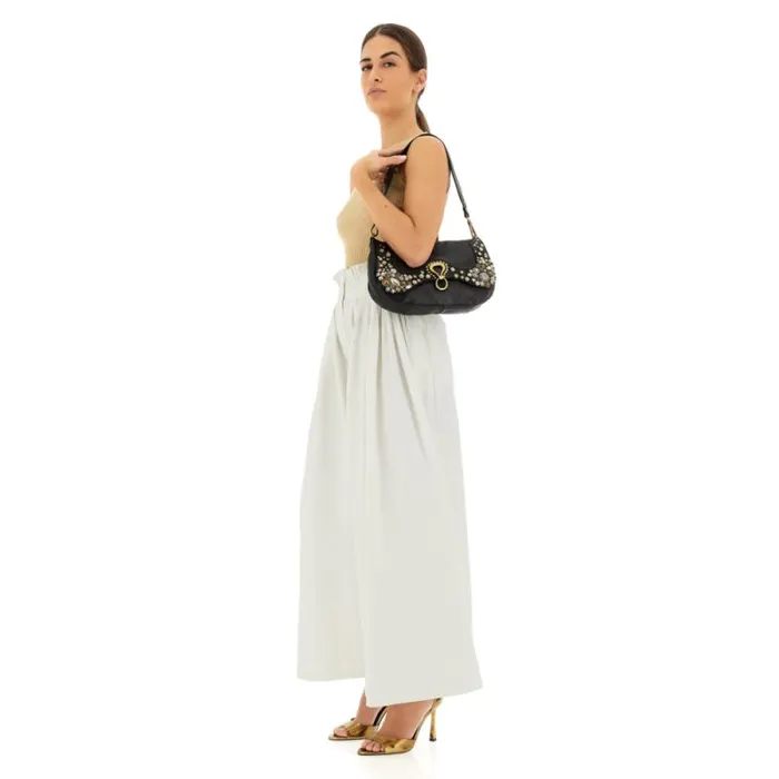 ShoulderHobo Bag Women Campomaggi Bella Di Notte Black