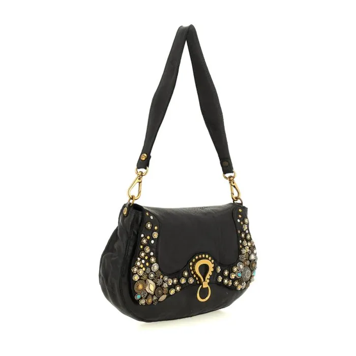 ShoulderHobo Bag Women Campomaggi Bella Di Notte Black