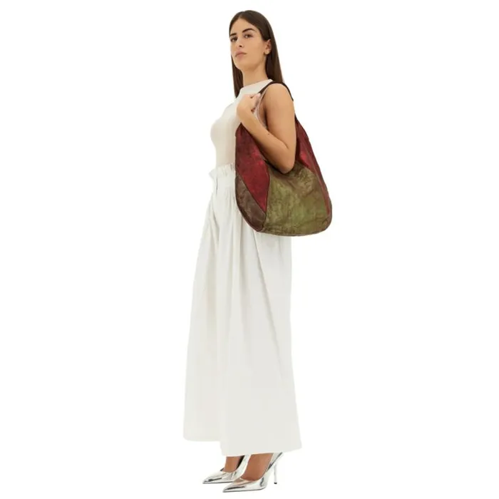 ShoulderHobo Bag Women Campomaggi Corallo Multicolor ShoulderHobo Bag Women Campomaggi Corallo Multicolor