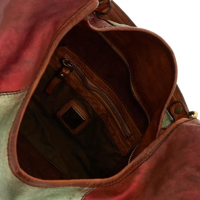 ShoulderHobo Bag Women Campomaggi Corallo Multicolor ShoulderHobo Bag Women Campomaggi Corallo Multicolor