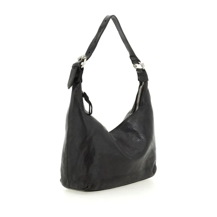 ShoulderHobo Bag Women Campomaggi Diana Black ShoulderHobo Bag Women Campomaggi Diana Black