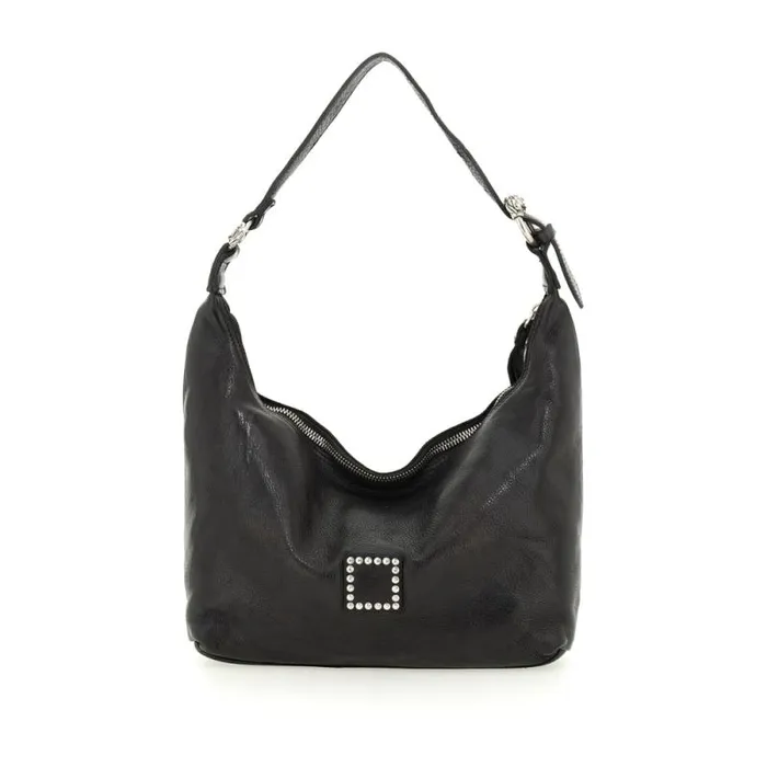 ShoulderHobo Bag Women Campomaggi Diana Black ShoulderHobo Bag Women Campomaggi Diana Black