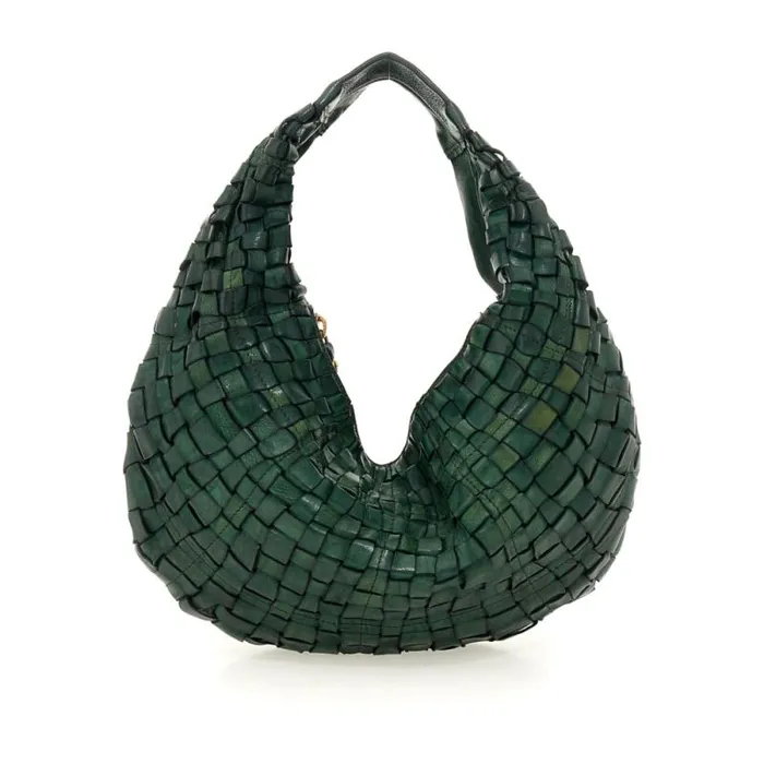 ShoulderHobo Bag Women Campomaggi Edera Green
