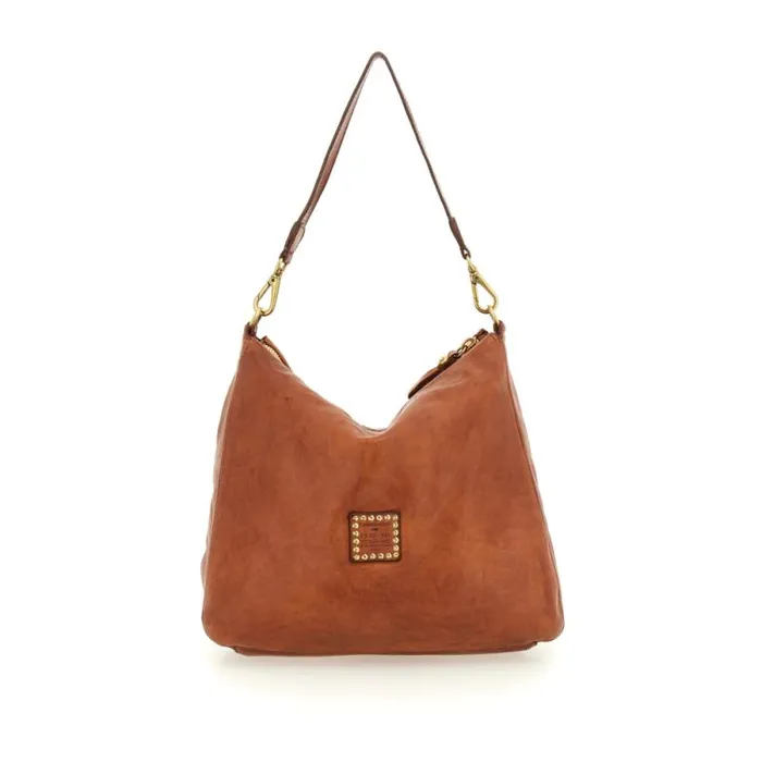 ShoulderHobo Bag Women Campomaggi Ossidiana Cognac ShoulderHobo Bag Women Campomaggi Ossidiana Cognac