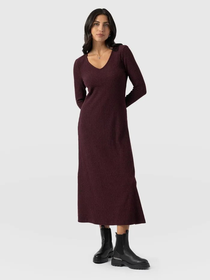 Sienna Dress 8211 Burgundy Burgundy Women Saint And Sofia Dresses