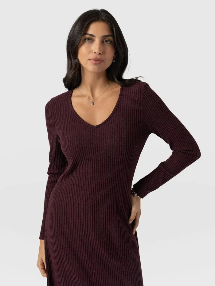 Sienna Dress 8211 Burgundy Burgundy Women Saint And Sofia Dresses