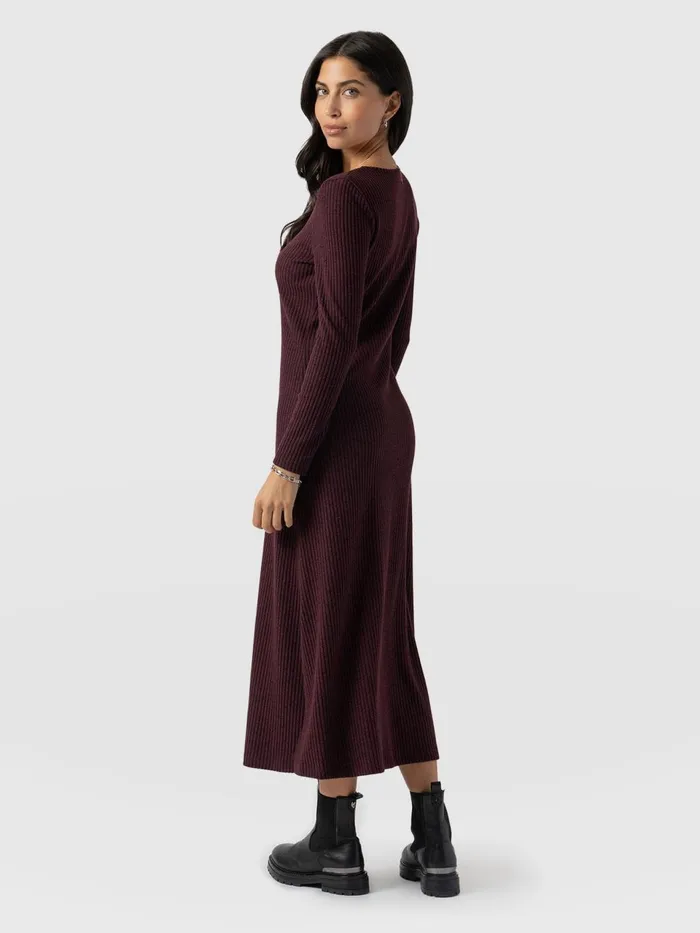 Sienna Dress 8211 Burgundy Burgundy Women Saint And Sofia Dresses