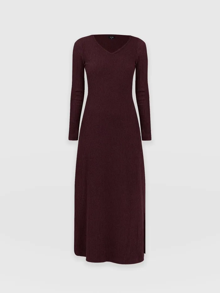 Sienna Dress 8211 Burgundy Burgundy Women Saint And Sofia Dresses