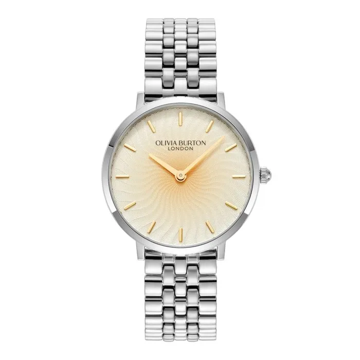 Signature Watches Women Olivia Burton 35mm Radiant Sun Ombre and Silver Bracelet Watch Signature Watches Women Olivia Burton 35mm Radiant Sun Ombre and Silver Bracelet Watch