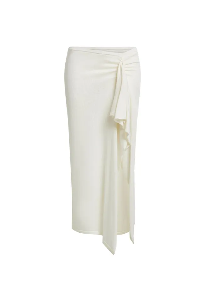 Skirts Women Lioness Fashion BANKS MIDI SKIRT Ivory Skirts Women Lioness Fashion BANKS MIDI SKIRT Ivory