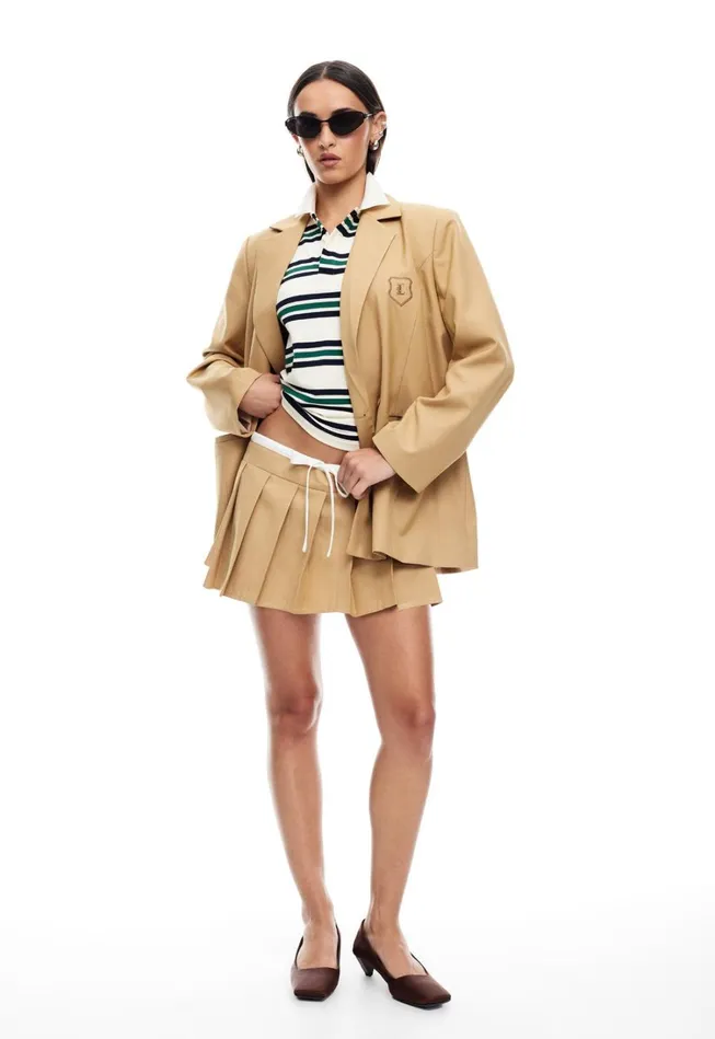 Skirts Women Lioness Fashion DYNASTY MINI SKORT Camel