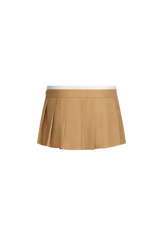 Skirts Women Lioness Fashion DYNASTY MINI SKORT Camel Skirts Women Lioness Fashion DYNASTY MINI SKORT Camel