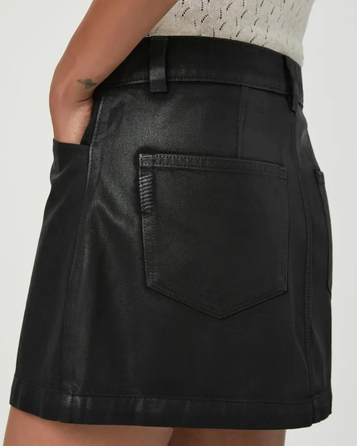 Skirts Women PAIGE Ryder Skirt 8211 Midnight Oil Coating Skirts Women PAIGE Ryder Skirt 8211 Midnight Oil Coating