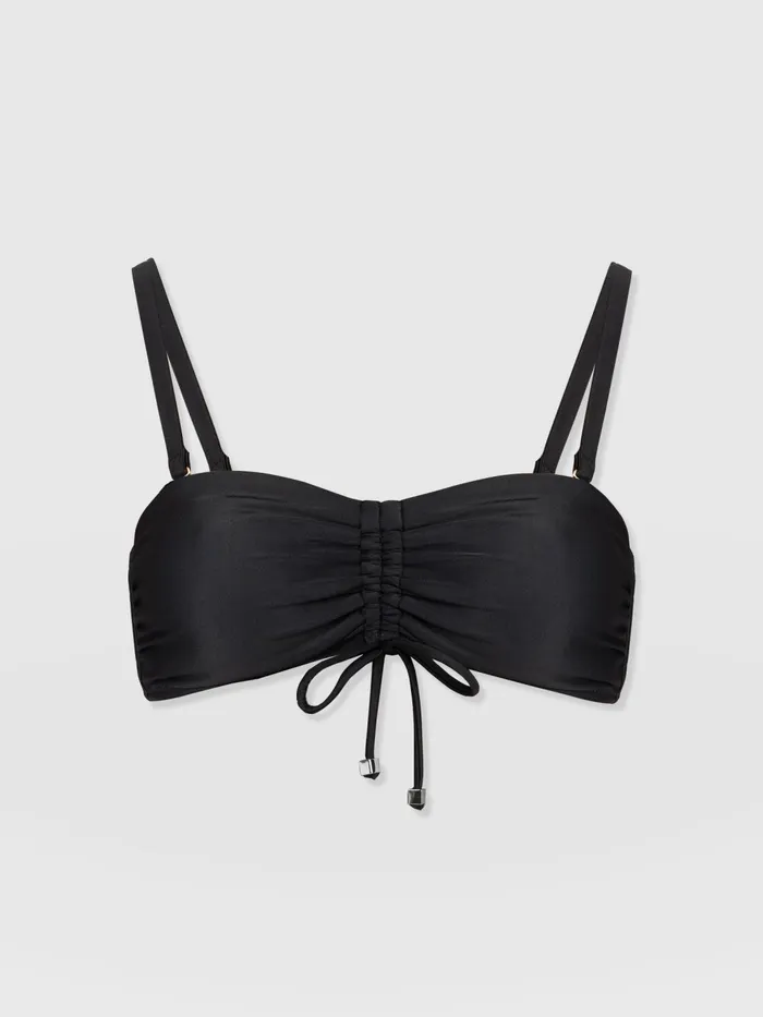 Skye Bandeau Bikini Top 8211 Black Black Women Saint And Sofia Swimwear