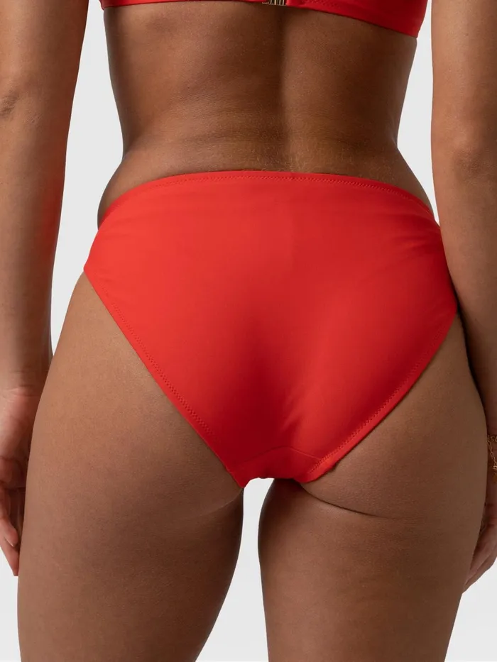 Skye Hipster Bikini Bottom 8211 Red Red Women Saint And Sofia Swimwear