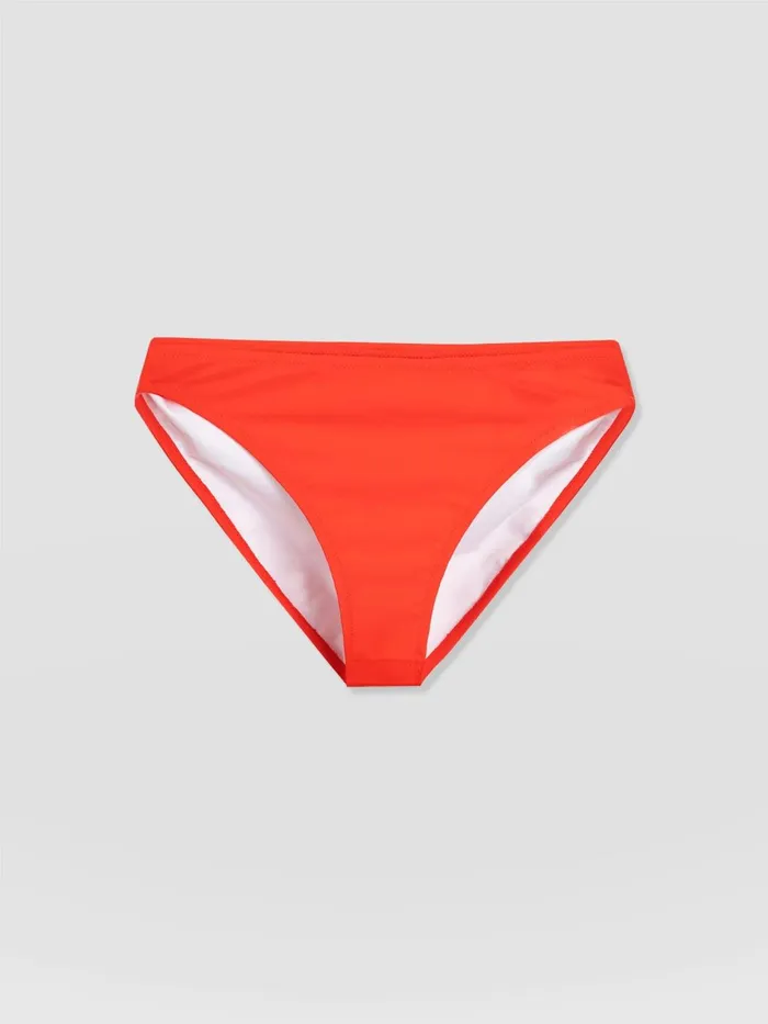 Skye Hipster Bikini Bottom 8211 Red Red Women Saint And Sofia Swimwear