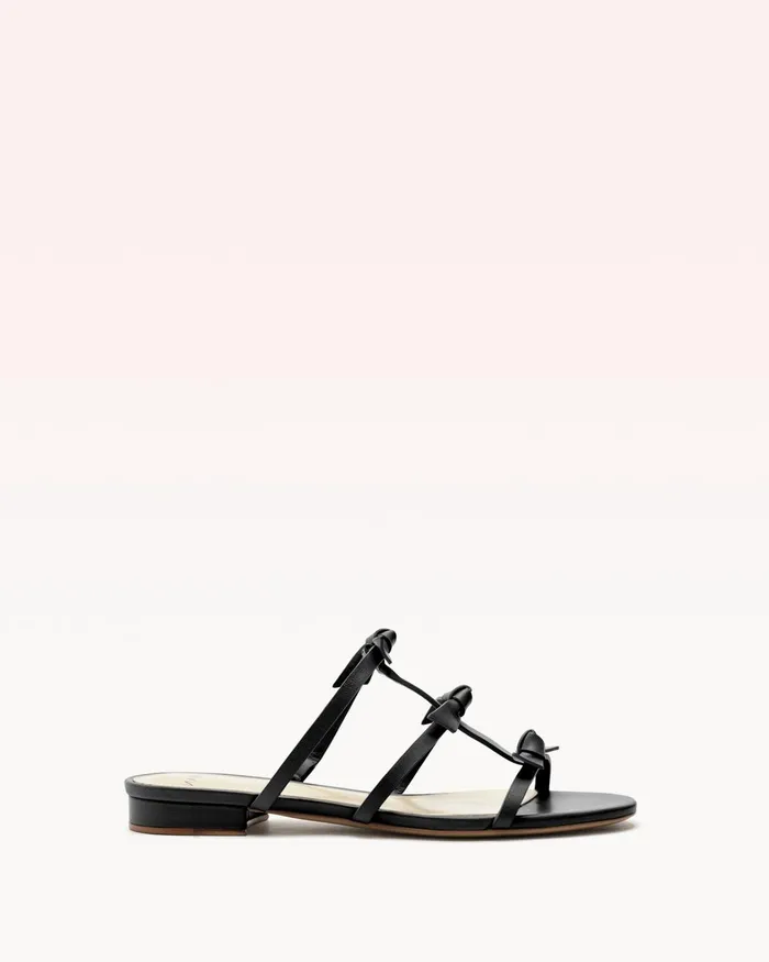 Slim Lolita Slide Black Black Women Alexandre Birman Flats