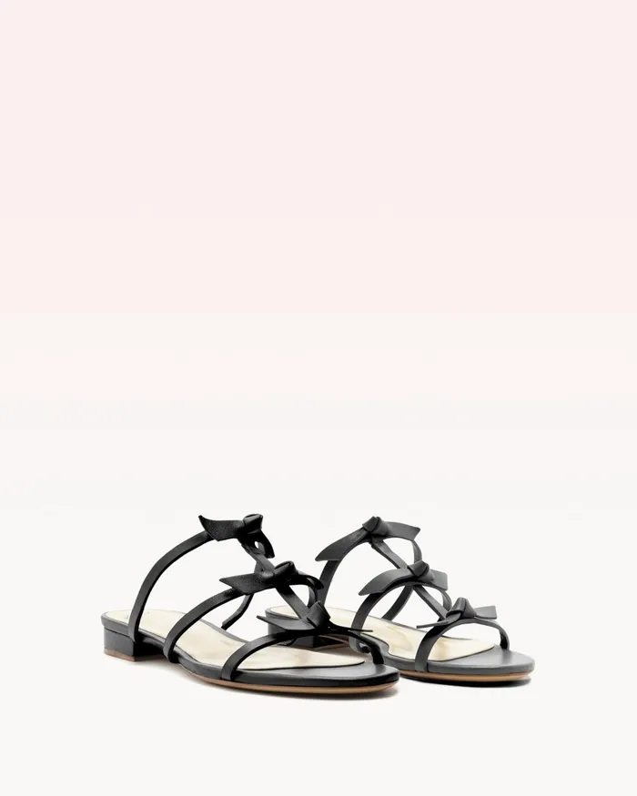 Slim Lolita Slide Black Black Women Alexandre Birman Flats